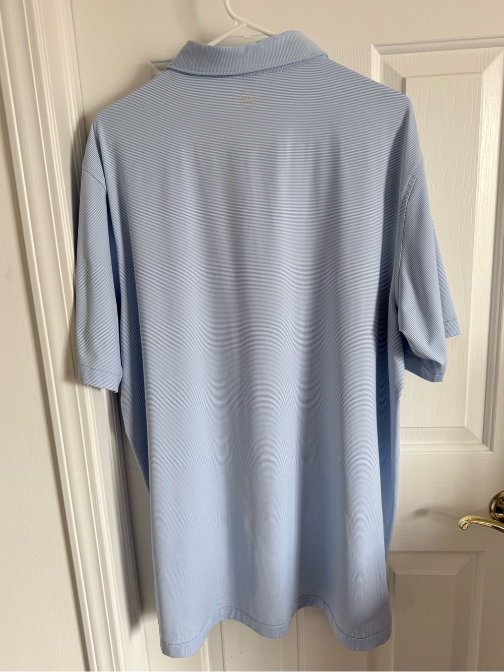 Peter Millar Erin Hills Light Blue Men's Golf Polo - Picture 5 of 5